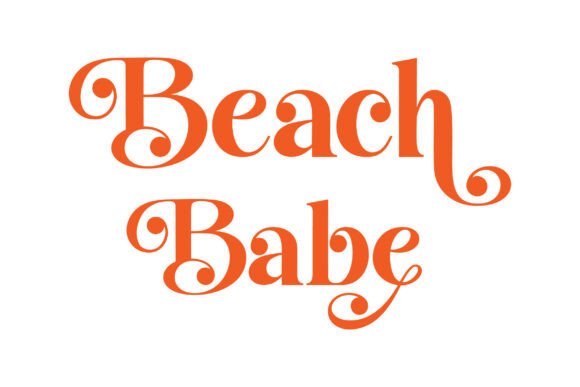 Beach Babe SVG PNG T-shirt Design Vector Review