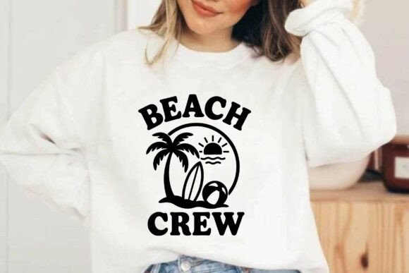Beach Crew SVG PNG T-Shirt Sublimation