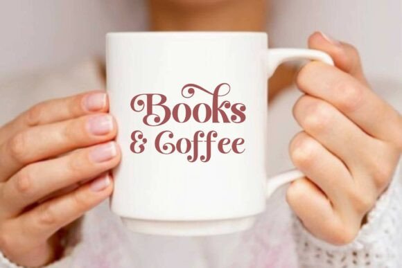 Books and Coffee SVG PNG T-shirt Design Review