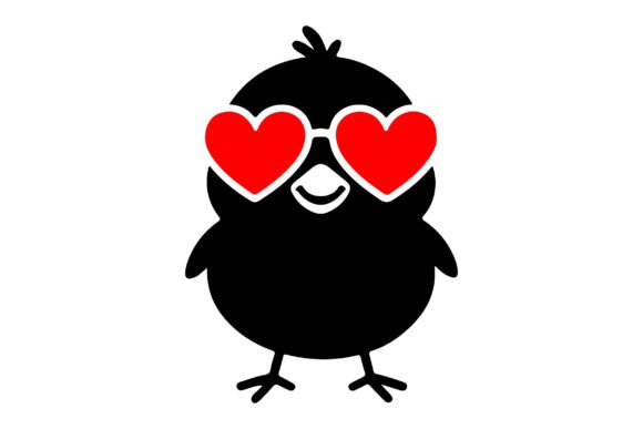 Chick with Heart Sunglass SVG Cut File Review
