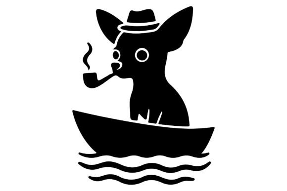 Chihuahua Riding Boat Clipart Silhouette Review