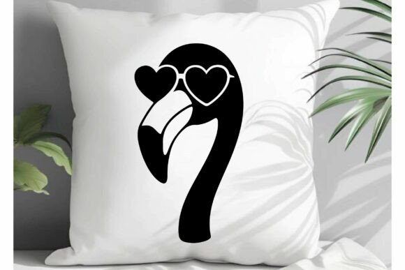 Flamingo Head with Heart Sunglass SVG Review