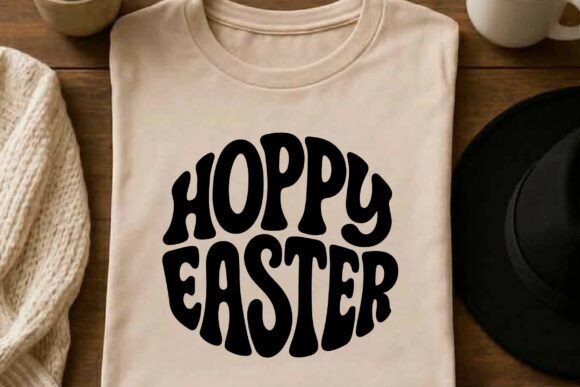 Hoppy Easter SVG PNG T-Shirt Design Review