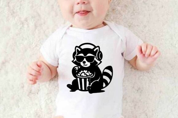 Raccoon with Popcorn Clipart Sublimation Review
