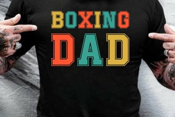 Retro Boxing Dad SVG T-shirt Sublimation Review