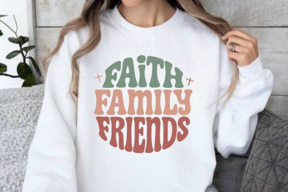Retro Faith Family Friends SVG T-shirt Review