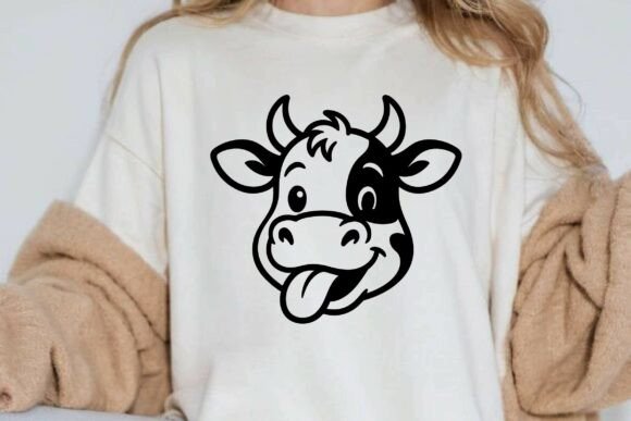 Review: Funny Highland Cow Face Clipart Vector