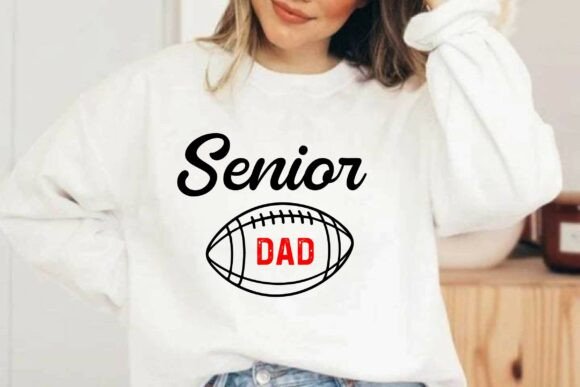 Sr Football Dad SVG T-Shirt Design Review
