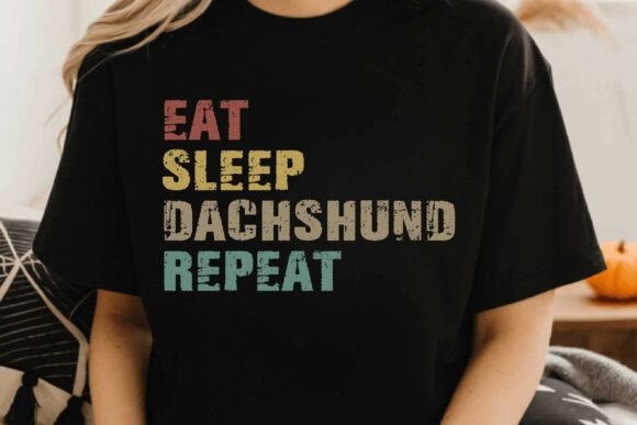 Vintage Eat Sleep Dachshund Repeat SVG Review
